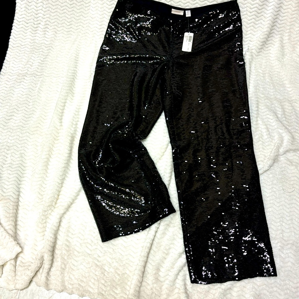 Plus size Chico’s black sequin pants
